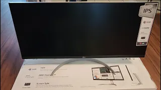 LG UltraWide 34WP50S-W Monitor - Unboxing and Setup