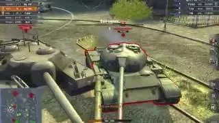 Defending Base WOT BLITZ (T-62A-Obj-268)