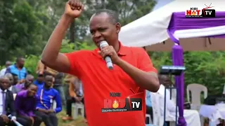 'Ancherana moe Simba chingaki akore egasi.'MP Alpha Miruka lectures the anti-Simba leaders.