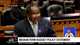 Mid-Term Budget | Minister Mboweni paints a bleak picture of government finances