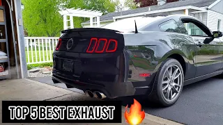 Top 5 BEST Exhaust Systems for 2011-2014 Ford Mustang 5.0 GT!