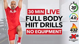 30 MIN NO Equipment Full Body HIIT SCORCHER (NO REPEAT)