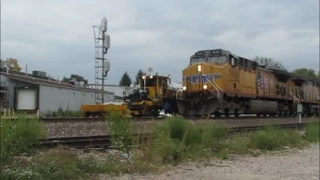 Union Pacific MoW Machines and Coal Train on the Move