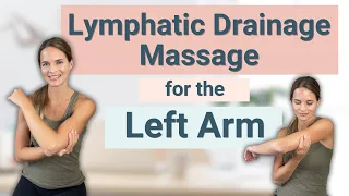 Left Arm Lymphedema Massage: Full Manual Lymphatic Drainage Massage By a Lymphedema Therapist