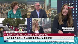 María Eugenia Vidal: "El Gobierno nos está llevando a una locura permanente"