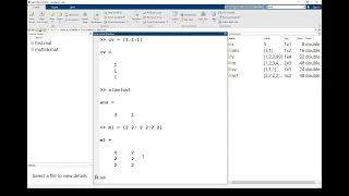 Matlab Lesson 2 of 11: Matrices in Matlab