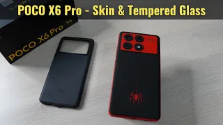 POCO X6 Pro - GadgetShieldz Skin & Tempered Glass from Amazon | Application & Review