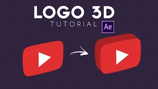 Como hacer un logo en 3D After Effects Tutorial