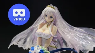 【3D VR180】HOBBY MAX JAPAN アズールレーン ベルファスト クラダリングの誓いver.フィギュアサンプル展示立体視