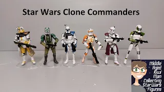 Star Wars Hasbro 3.75" Clone Commanders! MAKMCSWF