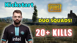 SONIQS Kickstart - 20+ KILLS - DUO SQUADS! - PUBG