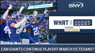 Can the Giants continue their drive to make the playoffs against the Texans?  | What Are The Odds?