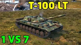 WoT | T-100 LT - 1 VS 7 - Epic - 4.9K Damage  - World of Tanks