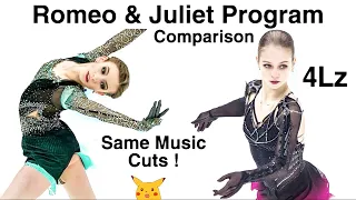 The same music - Alexandra TRUSOVA vs Daria USACHEVA Romeo and Juliet Free Program