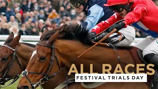 ALL RACE FINISHES FROM FESTIVAL TRIALS DAY 2023 AT CHELTENHAM RACECOURSE