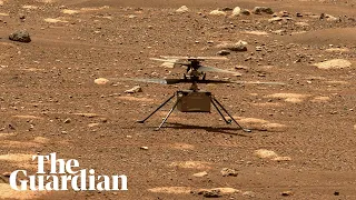 Nasa conducts Mars helicopter flight test – watch live