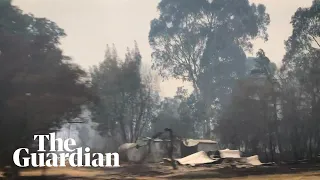 Destruction left in the wake of Victorian bushfires