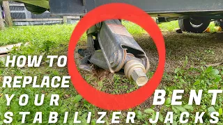 How to Replace a Stabilizer Jack on an RV/Trailer