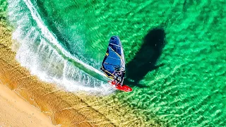 We found this WINDSURF PARADISE on Sardinia! (Island in Italy)