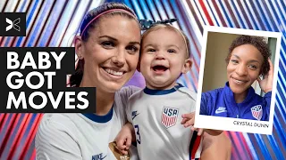 Alex Morgan's Daughter Dances To "Up" With Crystal Dunn & USWNT | Ready For Anything | TOGETHXR