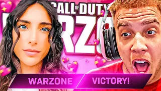 Playing Warzone with my CRUSH! 😍