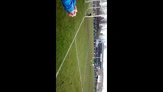 Julio Arca scoring a penalty for south sheilds FC