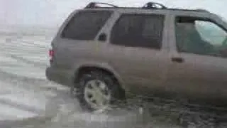 My pathfinder drifting on snow (Faraya -Lebanon)