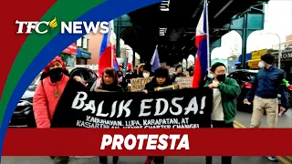 Protesta, isinagawa sa NY para sa ika-38 anibersaryo ng EDSA People Power | TFC News New York, USA