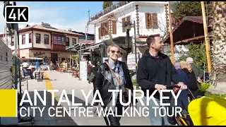 Antalya, Turkey NOW | City Centre, Old town & Luna Park | 4k Walking Tour UHD 60fps