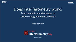 2021 04 World Interferometry Day Lecture