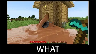 Minecraft wait what meme part 165 realistic chocolate fluid