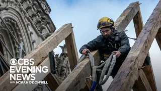 American carpenter helps with restoration of France's Notre Dame