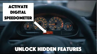 How to enable DIGITAL speedometer on ANY BMW!!