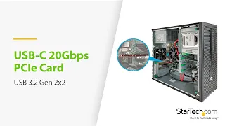 SuperSpeed USB 20Gbps Performance with USB Controller Cards | StarTech.com