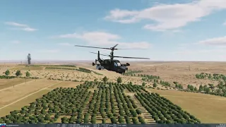 DCS Helicopter Dogfight: Ka-50 Blackshark (later Mi-8 Hip) Vs. Mi-24P Hind (Ace AI)