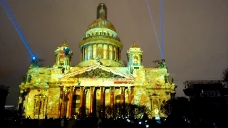 3D mapping  Saint Isaac's Cathedral, St.Petersburg 2016