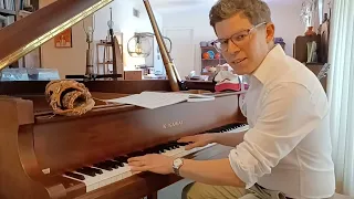 Theme from The Natural by Randy Newman on piano