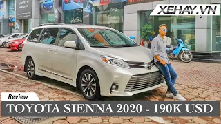 Toyota Sienna 2020 nhập khẩu đắt hơn cả Lexus | XE HAY.