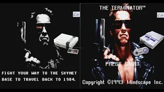 The Terminator O Exterminador do Futuro 2 em 1 Nes e Snes