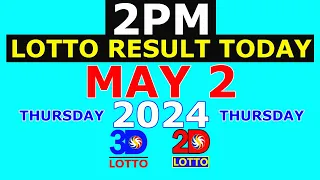 Lotto Result Today 2pm May 2 2024 (PCSO)