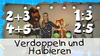 🐶 Verdoppeln und Halbieren - Mathe Lernlieder mit Marie Wegener || Kinderlieder