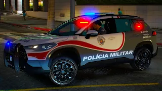 PATRULHAMENTO NOTURNO FORÇA PATRULHA COROLLA CROSS PMESP  | GTA 5 POLICIAL