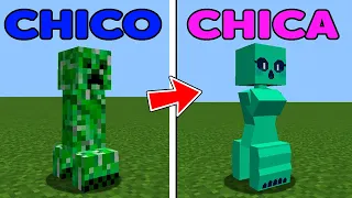 Mobs de Minecraft SI FUESEN CHICAS 😱