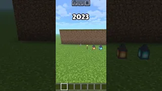 Minecraft: New vs Old ..🥺 (Nostalgia) #shorts #minecraft #nostalgia