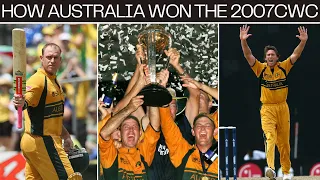 How Australia Won The 2007 Cricket World Cup