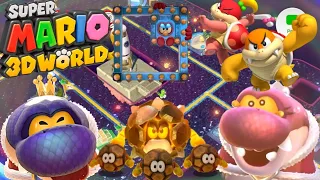 Alle Bosse in einem Level!  Super Mario 3D World