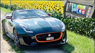 Jaguar Project 7 road-trip to S.France via Le Mans & great roads. Plus retrofit Carplay review