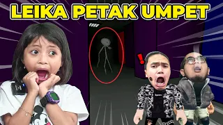 LEIKA PETAK UMPET WARNA DINDING 😱🎨 LEIKA DIKEJAR MONSTER STICKMAN 🚹 [ROBLOX INDONESIA]