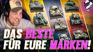 Welche Panzer haben den größten Wert für eure Battlepass Marken? [WoT - Gameplay - Deutsch]