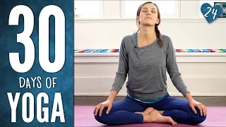 Day 24  |  Gentle Yummy Yoga  |  30 Days of Yoga